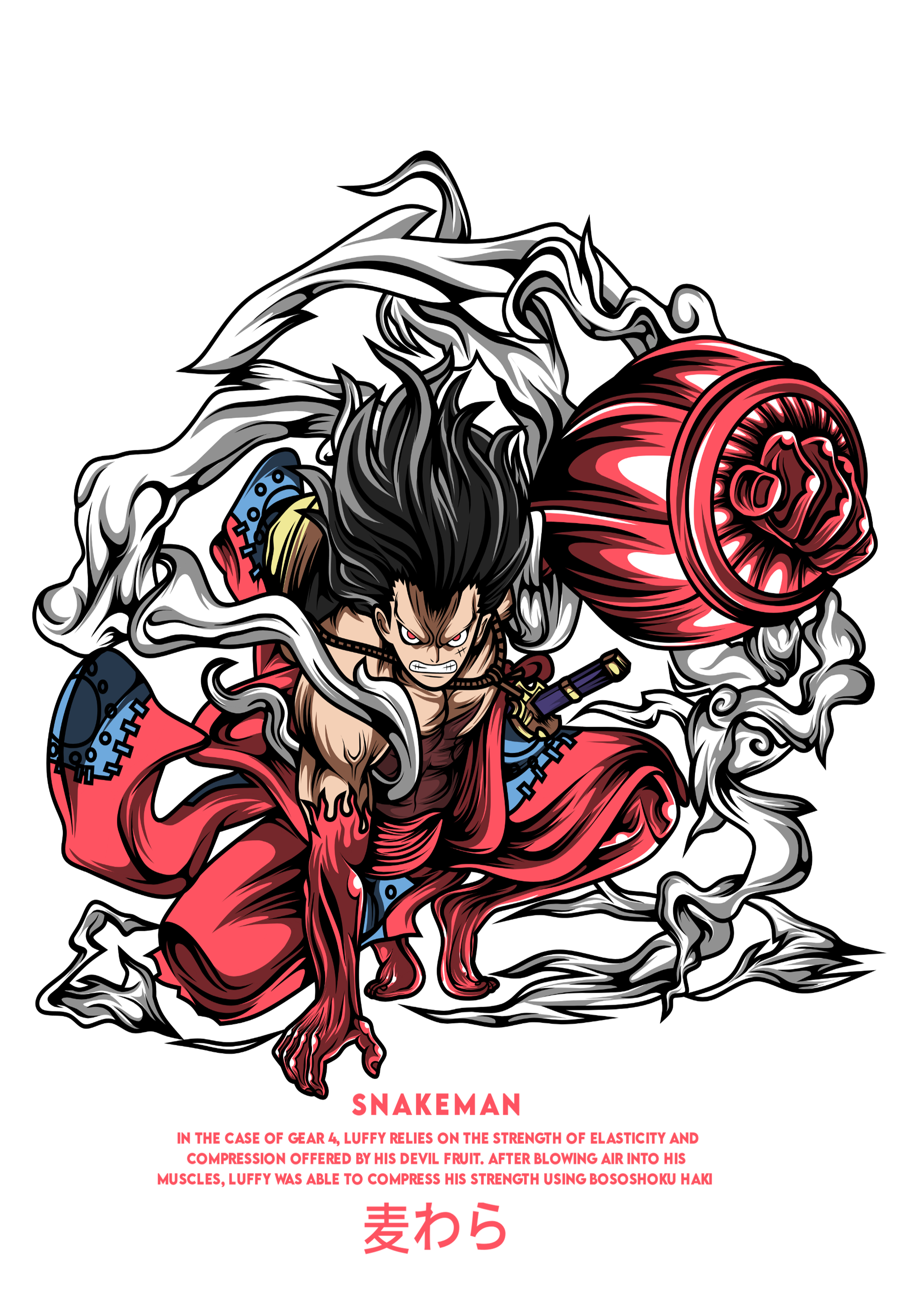 Premium Drop Shoulder T-Shirt artwork