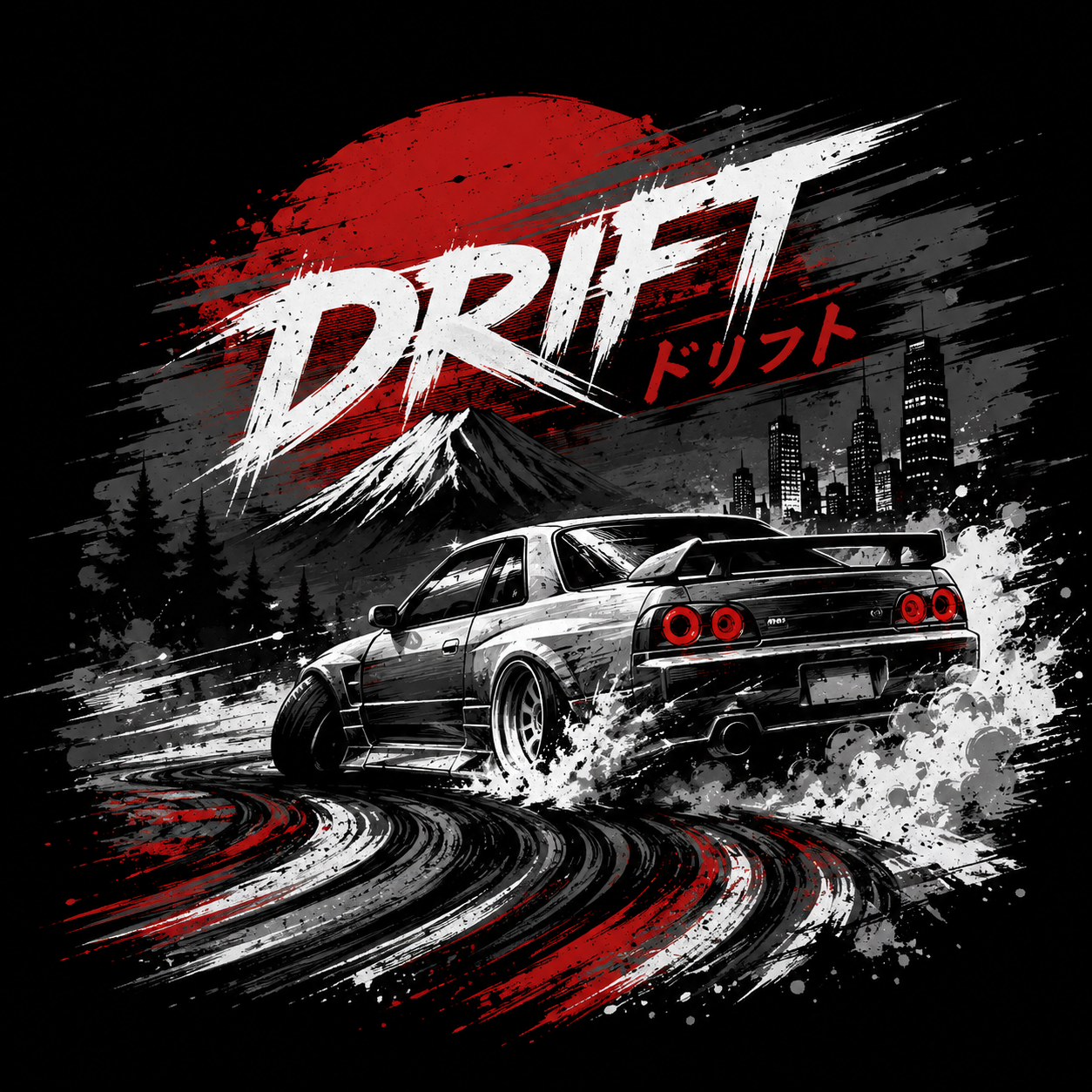Premium Drop Shoulder T-Shirt artwork
